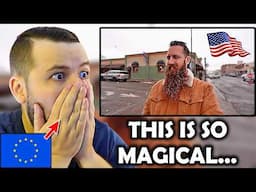 Australians See Snowfall for the First Time in America!