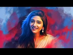 Beautiful Smudge Painting Portrait Sreeleela - Art Tutorial (Photoshop) Artisa 23