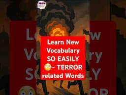 Learn New Vocabulary SO EASILY 😳- Terror related Words #englishvocabulary #vocabularyenglish