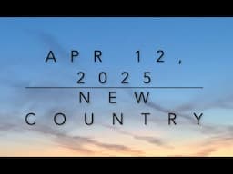 New Country Music (Apr 12, 2025)
