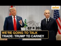 'I'm A Tariff Person': Trump's Clear Message To Carney On The Side-lines Of G7 Summit