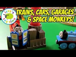 Cars, Trains & Monkeys… in SPACE! 🚀🐵🚂 | Izzys Toy Time Compilation!