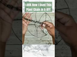 🔥 Grab a Plant Chain Hanger to Create this Fun Welcome Decor! #dollartreediy #shesocraftdee #shorts