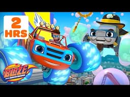 Blaze's TROUBLE Bubble Mission, Superhero Transformation & More! 🫧 | Blaze and the Monster Machines
