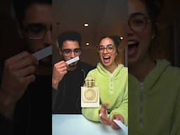 LATTAFA ANGHAM vs. BURBERRY GODDESS (Can he guess Dupe vs. Original?)