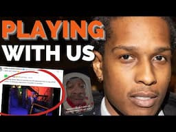 A$AP ROCKY IS PLAYING WITH US - NEW "DON'T BE DUMB" SNIPPETS & INFO