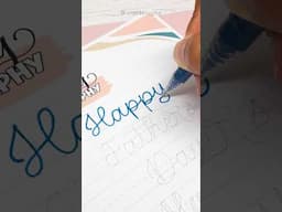 Father’s Day Calligraphy Practice #fauxcalligraphy #handlettering #fathersday