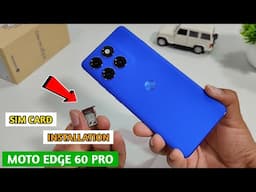 Sim Card Installation in Motorola Edge 60 Pro | How to install Sim Card in Mobile | Moto Edge 60 Pro