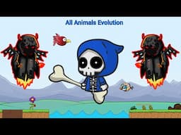 All Animals Evolution With Fighter Bony Reaper (EvoWorld.io)
