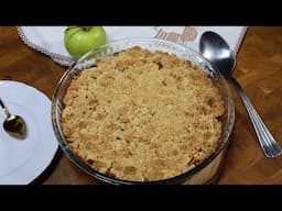 Uma receita de crumble de maçã que todos vão amar
