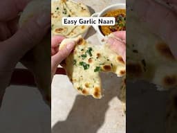 Delicious Garlic Naan Made Easy 🧄#garlicnaan #easyrecipe #cooking