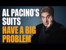 What is the problem with Al Pacino's suits in Scent of a Woman?
