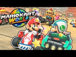 Messing arounding in Mario Kart WORLD!!!!!