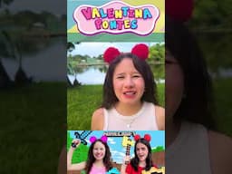 Valentina y Maria Clara juegan a MINECRAFT en la vida real y Reglas de Conducta