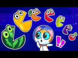 Hungry Planets 😋 Solar System Learning 🌎 Planet Sizes Balls 🏀 Solar System | Useful Stories