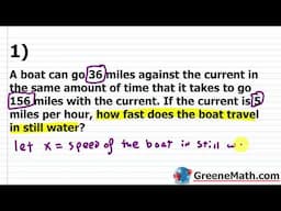 Applications of Rational Equations Practice Test Full Solutions