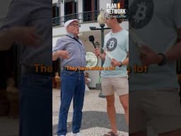 This older gent is into Bitcoin—he just doesn't know it yet