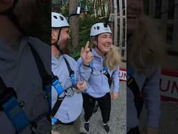 Girl with fear of heights does Plummet at Zip World. #greatestfear #zipworld