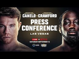 Canelo vs. Crawford: Las Vegas Press Conference | LIVE on Netflix September 13