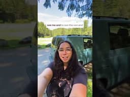 how my van got her name: Speck #vanlife #solofemalevanlife #chevyastrovan