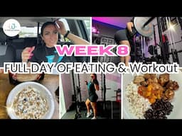 WEEK 8 OF CUT 🔥 | WHAT I EAT TO LOSE FAT & MAINTAIN MUSCLE | HIGH PROTEIN  | IN WITH JEN