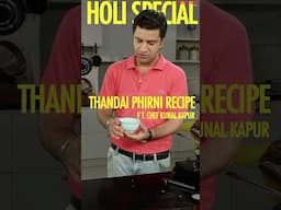 This Holi Special Thandai Phirni Recipe By Chef Kunal Kapur Is A Must Have!