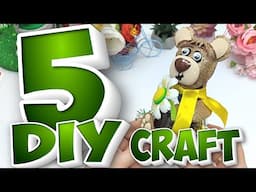 5 Ideas 🔥 Creative Handmade Craft Ideas ✨Beautiful Gifts & Home Decor