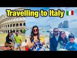 Journey to Rome  | Europe travel with baby | Italy travel series Ep1