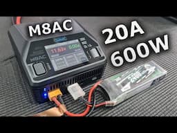 Новая мощная зарядка ToolkitRC M8AC. 20A, 600W и до 8S Lipo