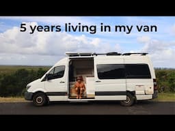 5 years of van life