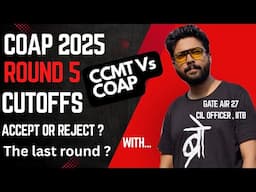 COAP 2025 Round 5 : CCMT 2025 Round 1 Result Cutoff #iit #mtechadmission #coap #nit @TheCivilGuruji