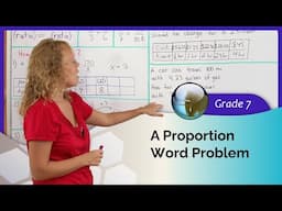 A proportion word problem (7th grade math)
