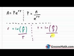 Continuous Compound Interest Word Problems Practice Test Full Solutions