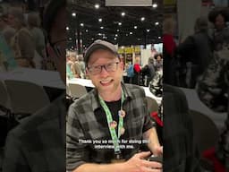 TJ Klune at the Chicago Comic Con with Bookseller Lindsay