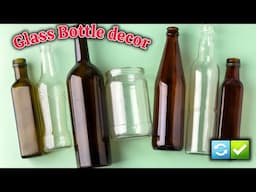 DIY - Waste Bottle Decorations Ideas! Beer bottle DIY | Bottle Craft - Reuse Ideas - Bottle art