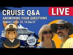LIVE: Easter Sunday Cruise Chat | Cruise News, Tips & Q&A #Cruise
