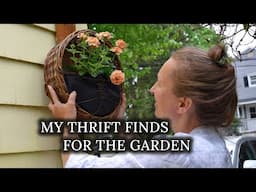 Creating COZY Garden Corners from Thrift and Handmade Objects
