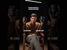 Lente normal vs. Lente Cine