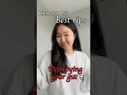 Here are my Best Tips for DESTROYING your Gut ☠️