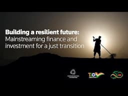 Building a resilient future: Mainstreaming finance and investment for a just transition