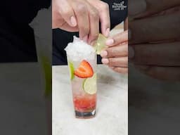 Strawberry Caipirinha #drink #cocktail #strawberry
