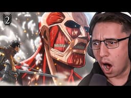 Eren faces the Colossus | Attack on Titan | Episode 2, 3 & 4 | LIVE REACTION!