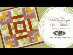 EASY Quilt Block Tutorial | How to Sew the PetalStripe Block
