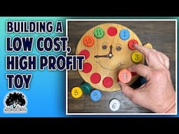 Build An Awesome Wooden Clock Puzzle for Kids!