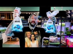 WEIRD BLUE MAN UNBOXES LIVE ODDBALL FISH!