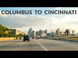 Columbus to Cincinnati Ohio - Timelapse Drive 4K