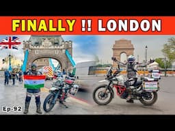Finally Reached LONDON 🇬🇧 A journey of a Lifetime | India To Norway & London | Ep-92