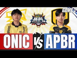 BINASIC LANG ANG DOS KAMOTE! | ONIC VS APBR | GAME 2 | W7D3 MPL PH SEASON 15