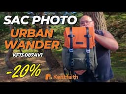 Kentfaith : Test du sac à dos photo Urban Wander 01 Orange