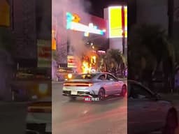 Las Vegas local news loud explosion and fire on strip between Aria & planet Hollywood no injuries